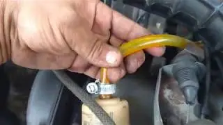 carro com  ar nas mangueiras resolvido