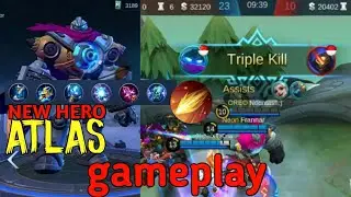 NEW HERO ATLAS | tripel kill, build mage, flameshot | gameplay N&alpha;&alpha;ntash:)