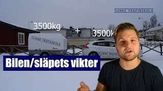 Bilens vikter och vilket körkort du behöver när du ska dra släp, B Utökat B och BE