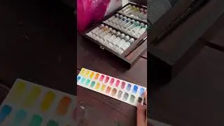 SCHMINCKE UNBOXING: Limited Horadam Watercolor Set #Shorts #Horadam #watercolour