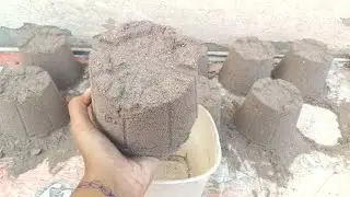 Stoney brown sand texture dry crumbling in bowl 🥣🤤🪨this is so yummy and satisfying video ✨👀 plz sub🥹