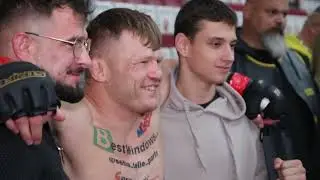 ALBERT ODZIMKOWSKI WŚRÓD FANÓW PO WYGRANEJ NA GALI STRIFE MMA 15