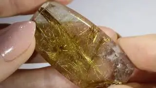 57.85ct Natural Golden Rutilated Quartz from Brazil