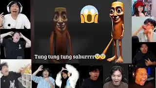 REAKSI YOUTUBER DI JUMPSCARE ANOMALI TUNG TUNG TUNG SAHURRR😱😨| tung tung’s Nightmare |#tungtungsahur
