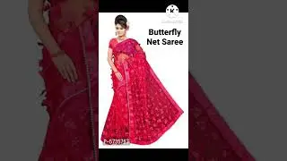 Butterfly Design Net Saree || Latest Ne Saree Collection 2022 || #netsarees #shorts #viralshorts