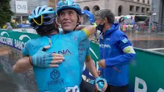First and second place in Gran Trittico Lombardo! Gorka Izagirre wins, Alex Aranburu is second!