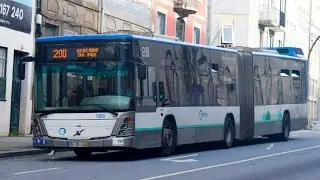 Viagem na linha 200 num autocarro STCP da serie 1200