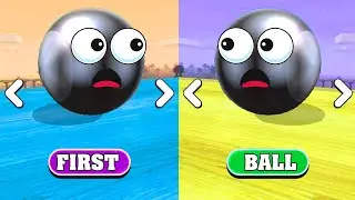 Going Balls - How Many Levels Will the Very First Ball Pass in 8 minutes? Race-344