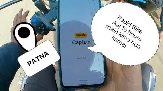 Today Earning OF Rapido Captain ₹1000+ In 10 Hours || Rapido Bike Taxi Jobs ||@AK01PATNAZONE |PATNA|