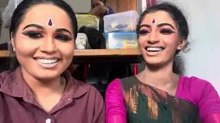 Bharathanatiyam GRWA 😍 #arangetram #bharathanatyam #grwm