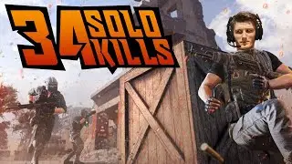 34 Kill Solo Game on Miramar | PUBG