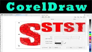 How Easy to Create Stained Glass Effect in Coreldraw