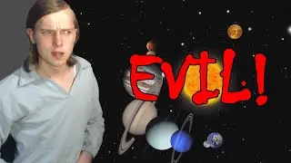 Flat Earther Thinks That Planets Are Evil!