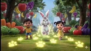 Bouncy Bunny&rsquo;s Bright Day + Fruits & Veggies Learning | Kidzmania Nursery Rhymes and Song for Kids