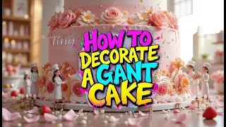 🎯 &ldquo;🍰 Mini Cooking Magic: Tiny Chefs Create a Giant Birthday Cake with Stunning Cake Decoration&rdquo;