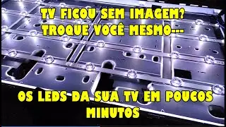 COMO TROCAR BARRAS DE LED TV LG 42LB5500(VIDEO COMPLETO)