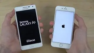 Samsung Galaxy A5 против iPhone 6 — что быстрее? (4K)