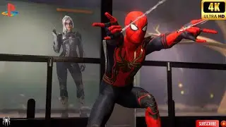SPIDERMAN REMASTERED PS5 GAMEPLAY 4K 60FPS DLC HEIST MISSION THE MARIA