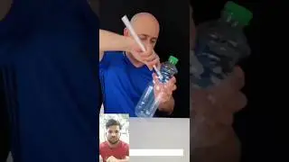 Smoke in a bottle using paper #shorts  #experiment