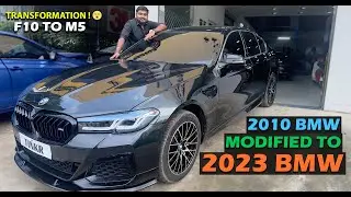WOW !!😍 2010 BMW 520d Upgraded To 2023 BMW M5 At This Price.. ??😳 TINKR