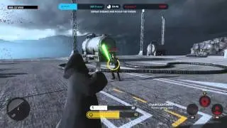 Star Wars Battlefront: BBE Cetanu vs Helicokter7 as Darth Sidious