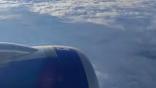 flight landing , on the Indore airport