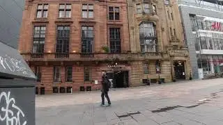 Glasgow City Centre On A Friday Evening