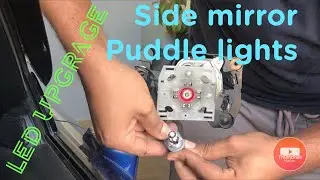 Puddle lamp bulb replace lexus is250 DIY (upgrade to LED)