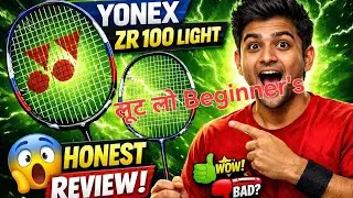 Yonex ZR 100 Light Badminton Racket Review | Power, Control & Weight Test