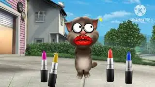 Talking Tom Billu  lipstick funny makeup comedy video