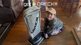ORECK vacuum challenge, received as a gift from my aunt in North Carolina