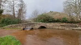 Gallox Bridge Walk | Historic Packhorse Bridge in Dunster, Somerset | 22nd Jan 2024