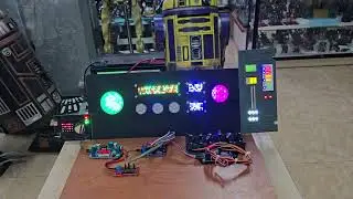 Astromech dome light set with holo and body lights