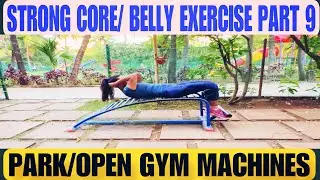 fat loss workout in open gym for Belly/ core strengthening