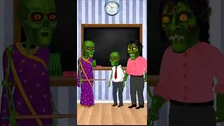 भूत बना नालायक Student | Bhoot Wala Cartoon | Kahaniya | #short #bhoot #kahani #cartoon