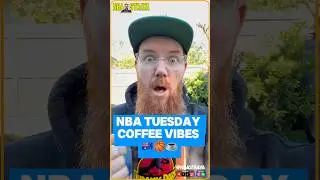 NBA Tuesday coffee vibes & a BIG Aussie battle 🇦🇺🏀☕️🔥 #nba #vibes #nbacoffee