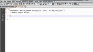 4. Connecting a php page to a MySQL database