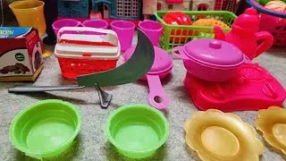Satisfying with Unboxing miniature kitchen set & house equipment.
