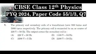 The primary and secondary coils of a transformer have 500 turns and 5000 turns respectively. The pri