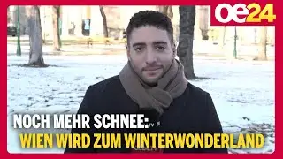 Noch mehr Schnee: Wien wird zum Winterwonderland