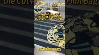 Custom Printed 3 5g Resistant Zipper Style Die Cut Polyester Film Bag | www.rinpac.com