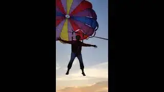Para-sailing at port Blair