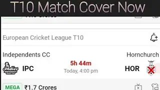 IPC VS HOR MATCH KI FULL DITELS
