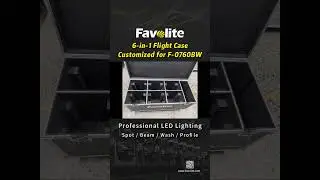 6-in-1 Flight Case Customized for F-0760BW