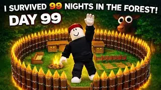 I play survive 99 nights in the forest Roblox Part 1