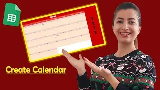How to Create a Simple Calendar for 2023 in Google Sheets [no function and formula
