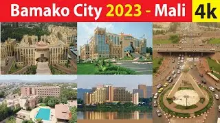 Bamako City , Mali 4K By Drone 2023