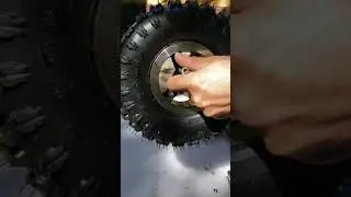 Rosso electric quad S model tire repair,  tube replacement