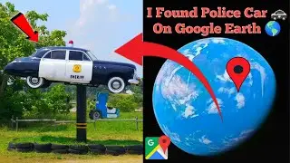 I Found Police Car 🚓 On Google Earth Old Maps 🌎#googleearth #googlemaps #viralvideo 