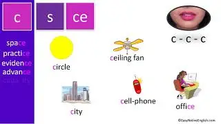 ESL HOW TO PRONOUNCE SOFT C AS S  |Easy Native English